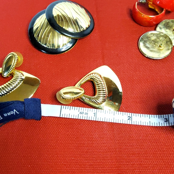 VINTAGE pierced earrings bundle of four - Picture 9 of 12